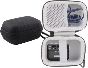 WERJIA Hard EVA Travel Case Fits Zoom F2/Tascam DR-10L/DR-10L Pro Portable Digital Audio Recorder(black)