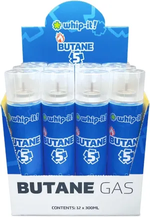 Whip-It! Butane 5 (300ml) -12 Pack