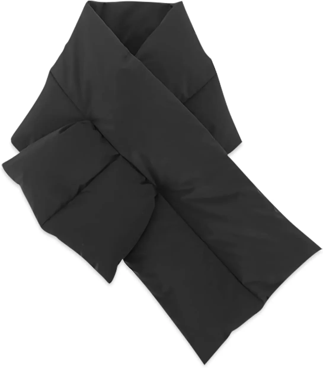 Winter Down Scarf Women Men Down Filling Foldable Plain Waterproof Ultralight Neck Warmer For Cycling Hiking