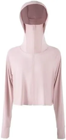 Women Summer Feeling Sun Protection Short Coats Hooded Anti-UV Clothing For OUtdoors
