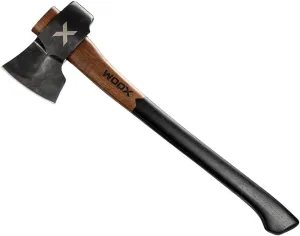 WOOX Forte Compact High Carbon Steel American-Italian Hybrid Axe with Sheath (22 inch)
