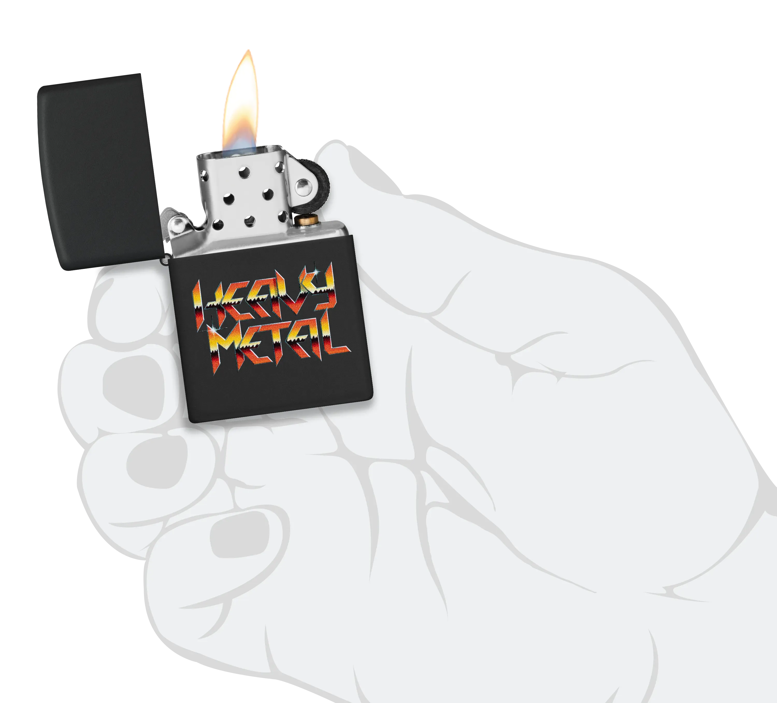 Wzór w stylu Heavy Metal