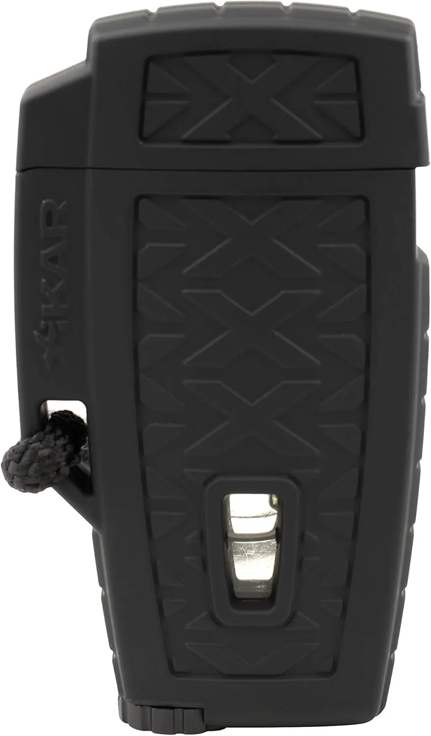 Xikar Stratosphere II High Altitude Lighter, Single Jet Flame, Windproof, Ergonomic Design, Durable and Dependable, Black