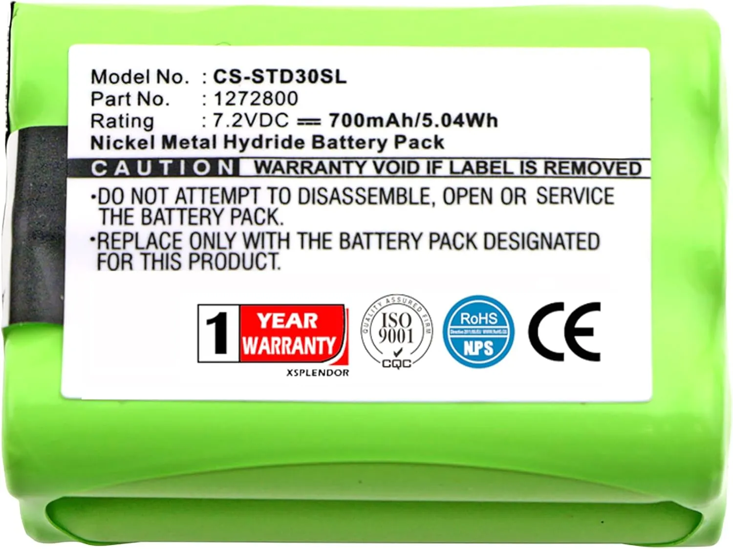 XPS Replacement Battery for Tri-Tronics Classic 70 G3, Field 90 G3, Flyway G3, G3 Field, PN TRI-TRONICS1272800 1281100 Rev.B