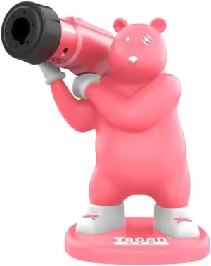 Yocan Berserk Butane Torch Lighter, Windproof, Adjustable Flame, for Cigar, Kitchen, or Outdoors, Pink