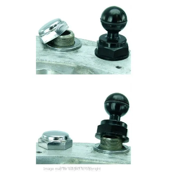 Yoke 40 - 6inch XXL Screen GPS Satnav Motorcycle Yoke Nut Cap Mount  (sku 16704)