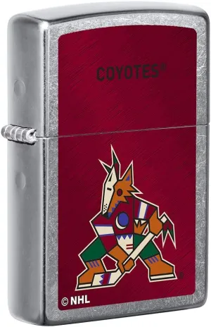 Zippo 2021 NHL Arizona Coyotes Street Chrome Pocket Lighter