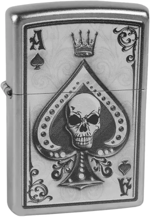 Zippo Ace Lighters (Satin Chrome)