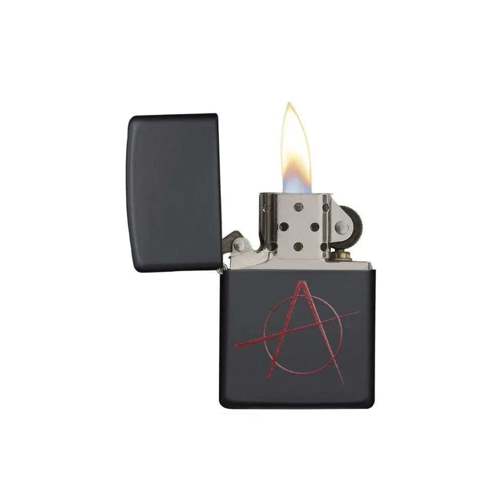 Zippo Anarchy Symbol Lighter