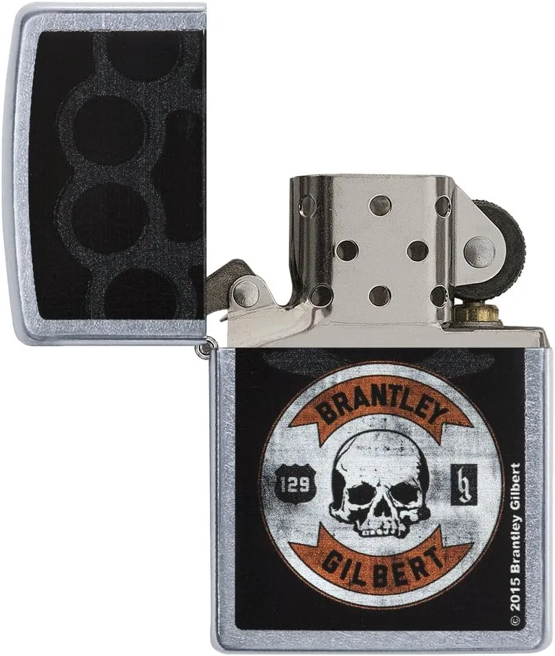 Zippo Brantley Gilbert Pocket Lighter, Street Chrome