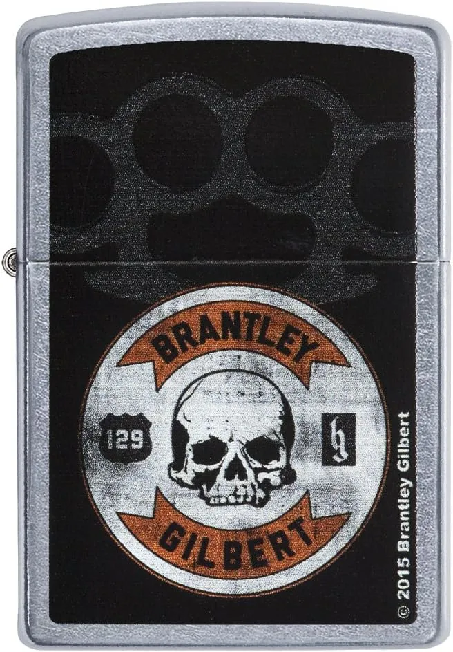 Zippo Brantley Gilbert Pocket Lighter, Street Chrome