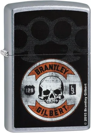 Zippo Brantley Gilbert Pocket Lighter, Street Chrome