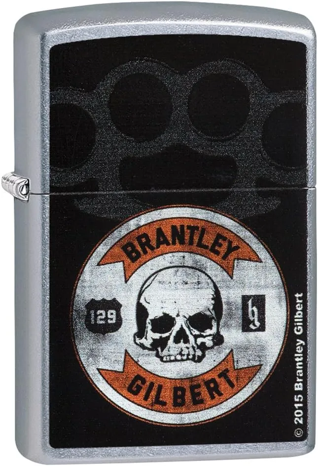 Zippo Brantley Gilbert Pocket Lighter, Street Chrome
