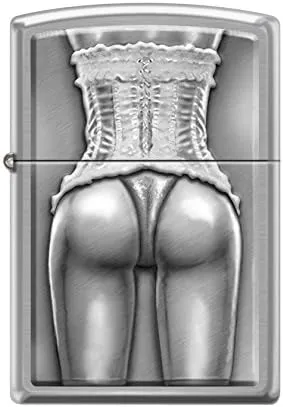 Zippo 'Corset Back Chrome Lighter, 2446