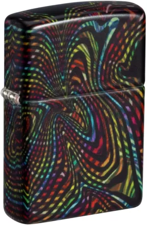 Zippo Glowing Illusion Design Glow in The Dark Pocket Lighter