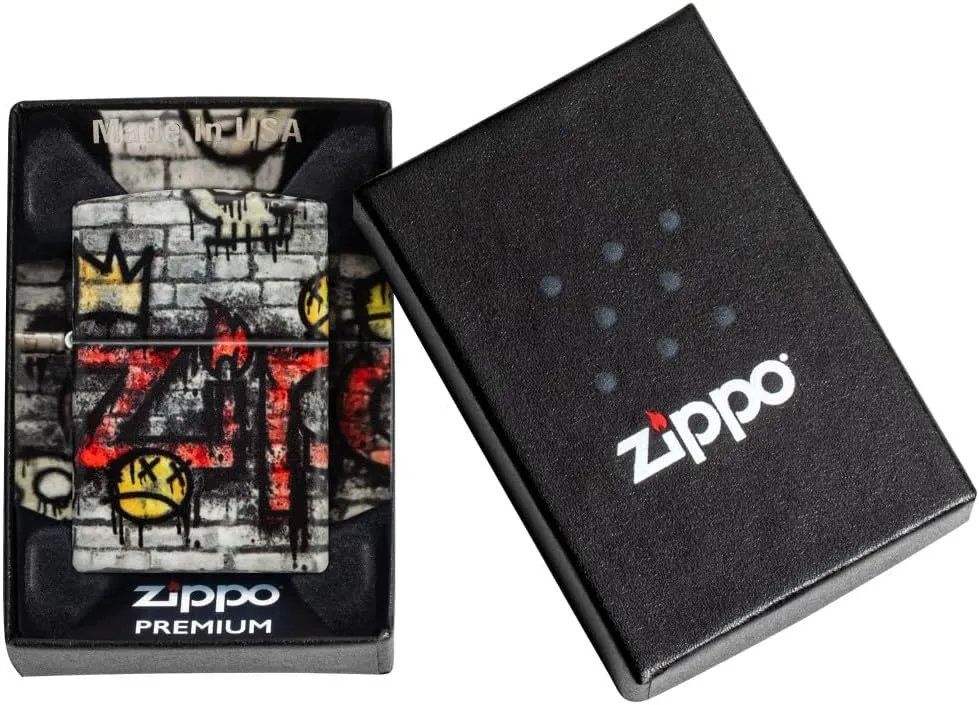 Zippo Graffiti King Design 540 Matte Pocket Lighter