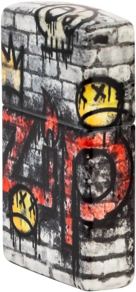 Zippo Graffiti King Design 540 Matte Pocket Lighter