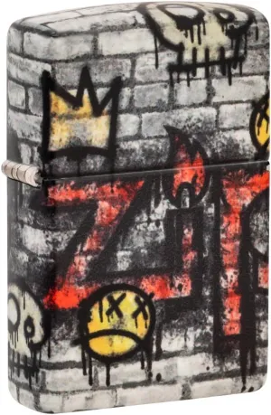 Zippo Graffiti King Design 540 Matte Pocket Lighter