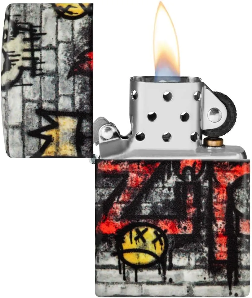 Zippo Graffiti King Design 540 Matte Pocket Lighter