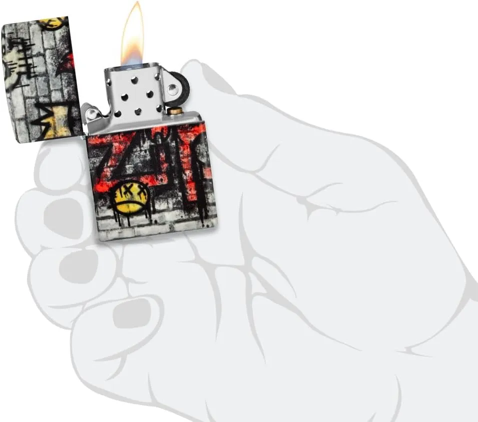 Zippo Graffiti King Design 540 Matte Pocket Lighter