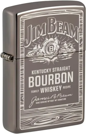 Zippo Jim Beam Black Ice Pocket Lighter