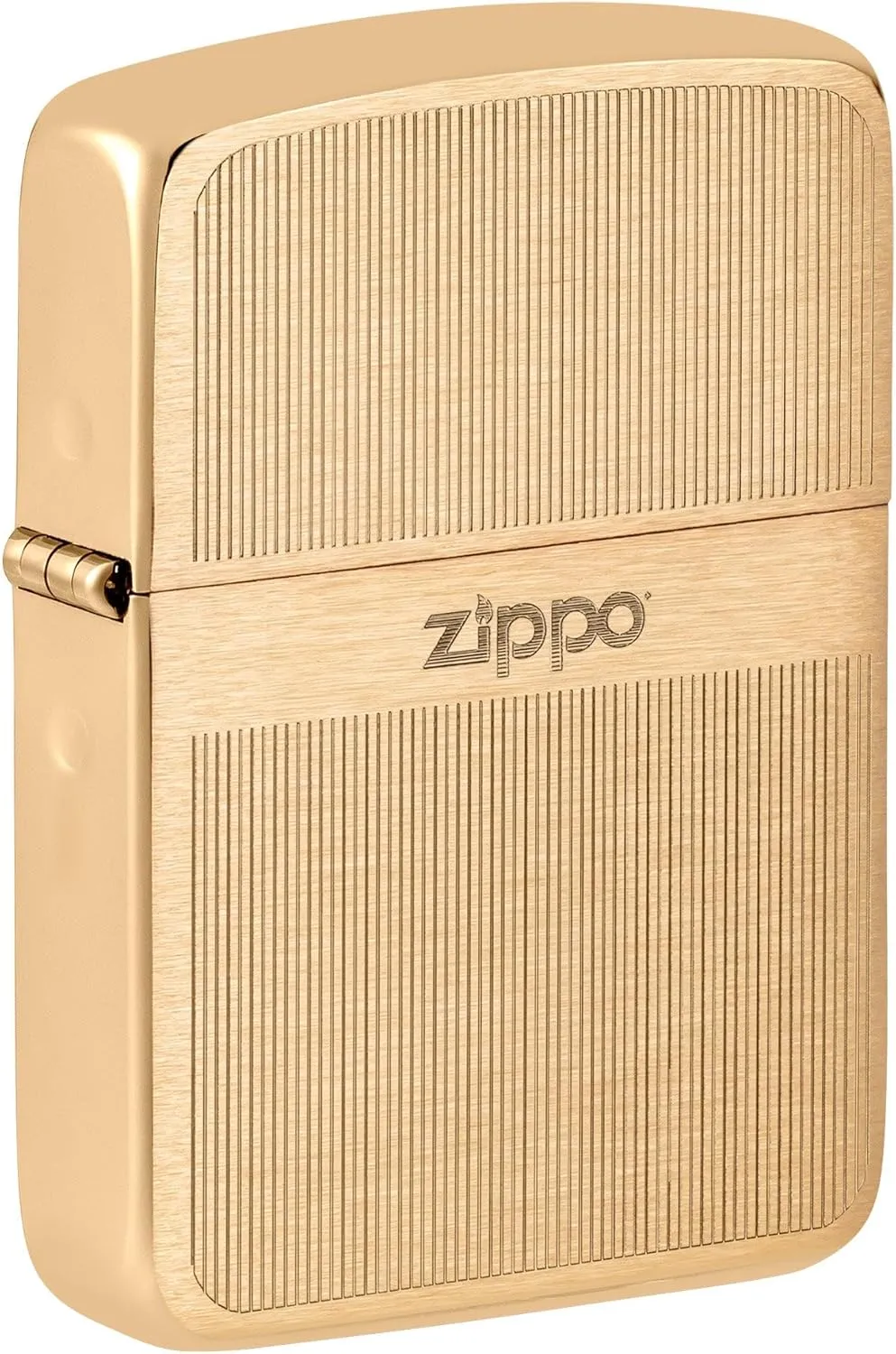 Zippo Lighter: 1941 Replica, Engraved Design - Brushed Brass 81488