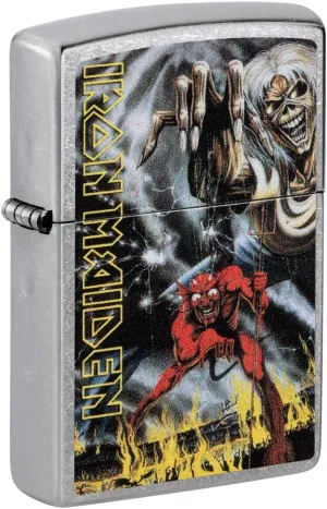 Zippo Lighter: Iron Maiden, The Number of The Beast - Street Chrome 81217