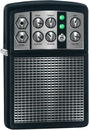 Zippo Lighter: Stereo Amplifier - Black Matte 78084
