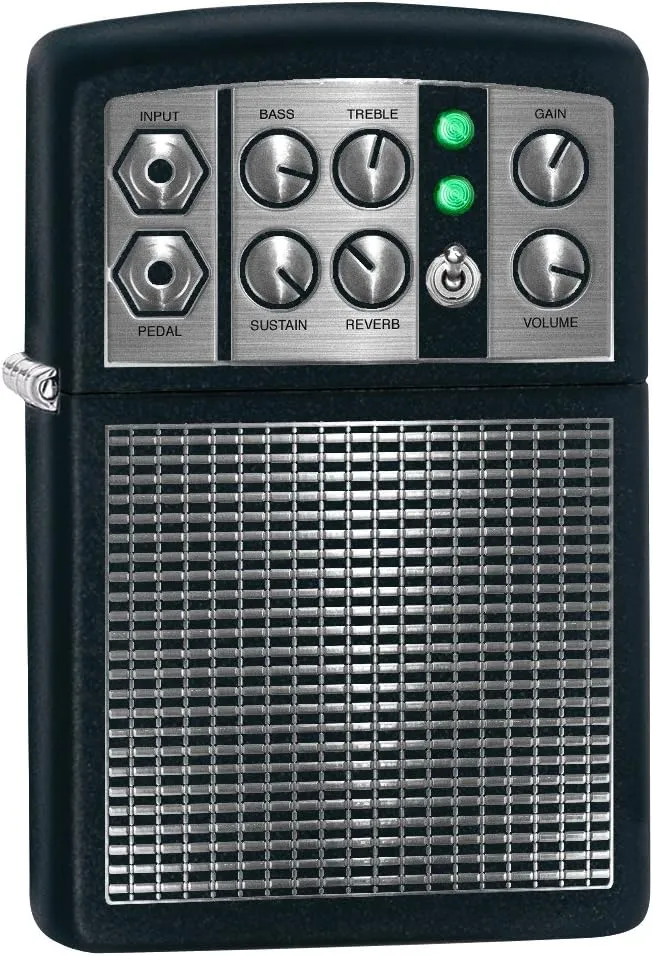 Zippo Lighter: Stereo Amplifier - Black Matte 78084