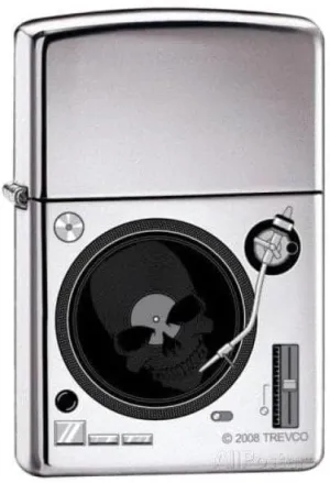 Zippo Lighter Turntable High Polish Chrome
