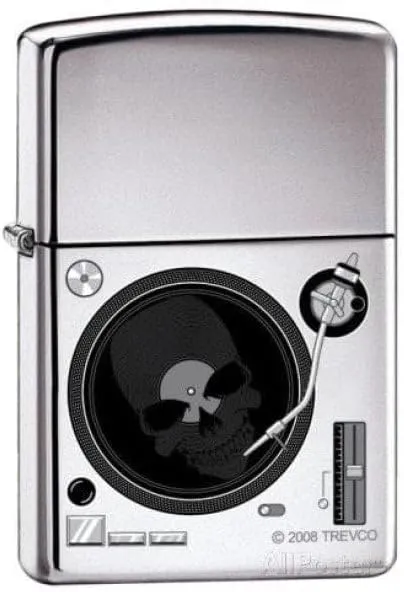Zippo Lighter Turntable High Polish Chrome
