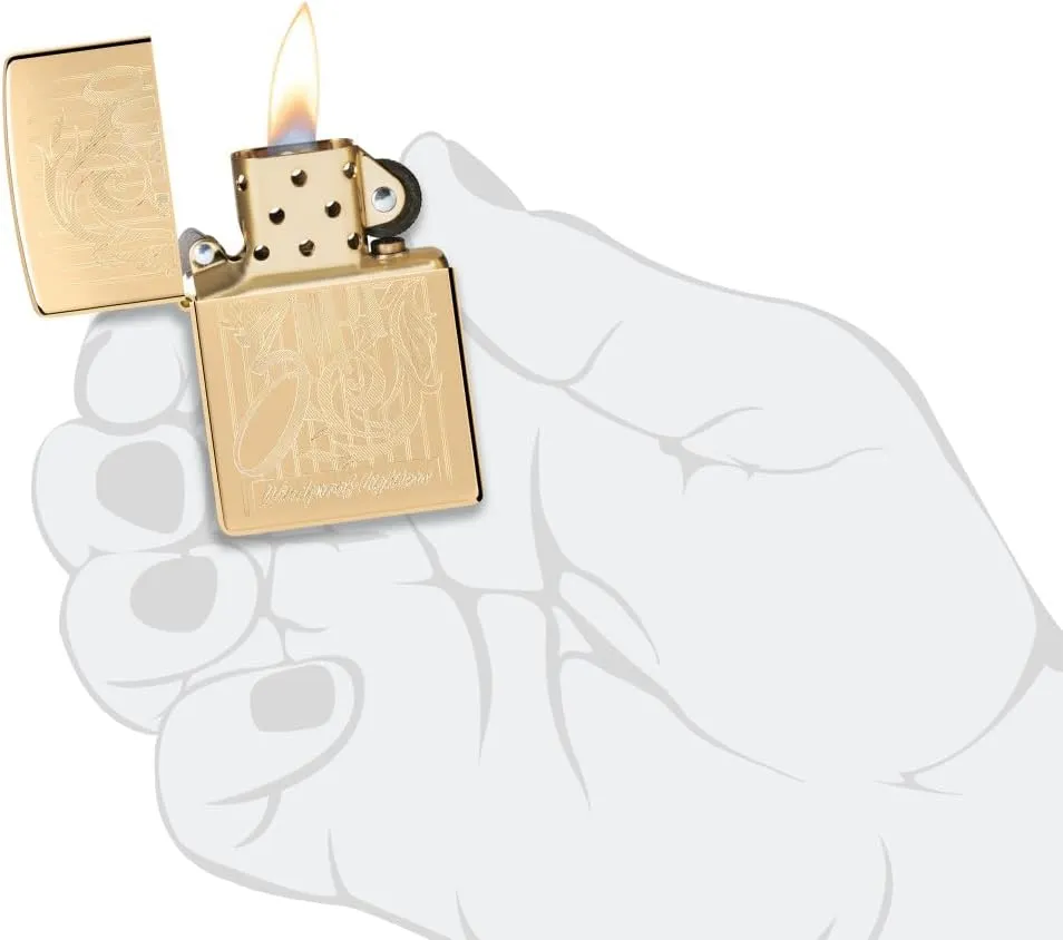 Zippo Pocket Lighter Design Brass High Polish Brass Pocket Lighter