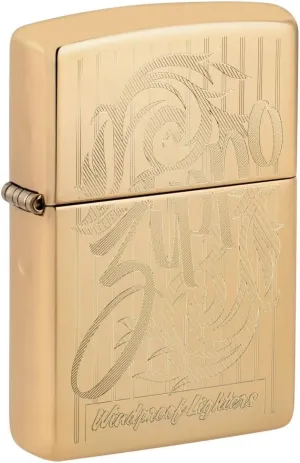 Zippo Pocket Lighter Design Brass High Polish Brass Pocket Lighter