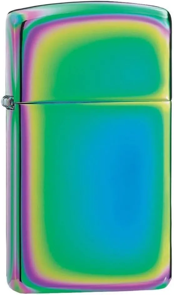 Zippo Slim Spectrum Pocket Lighter 5 1/2 x 3 1/2 cm