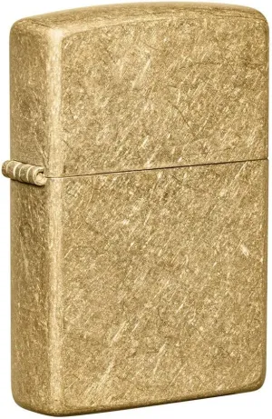 Zippo Tumbled Brass Pocket Lighter