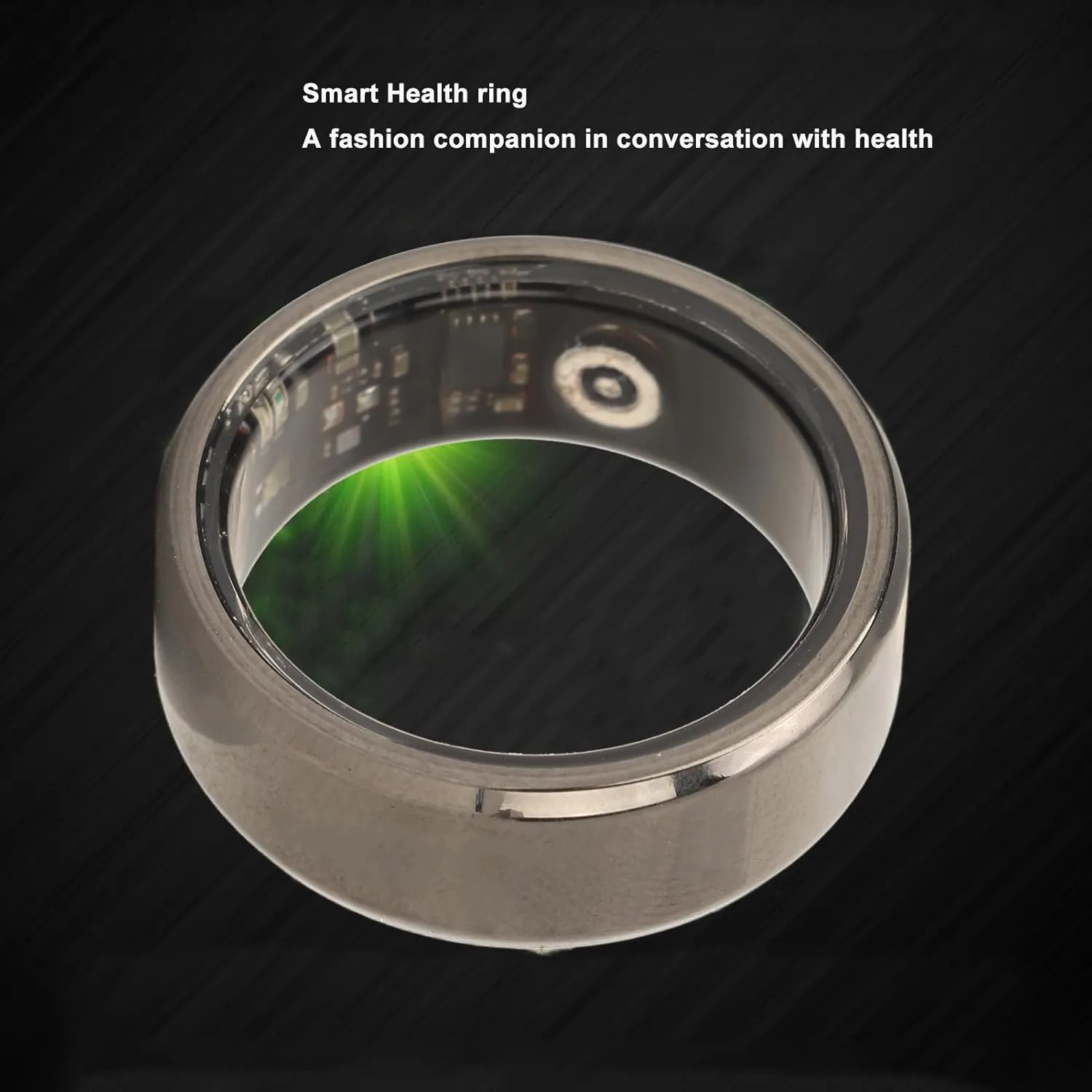 Zopsc Smart Ring Tracker, IP68 Waterproof Fitness Smart Tracker for Heart Rate Monitor Sleep Quality Exercise Data, for Women Men